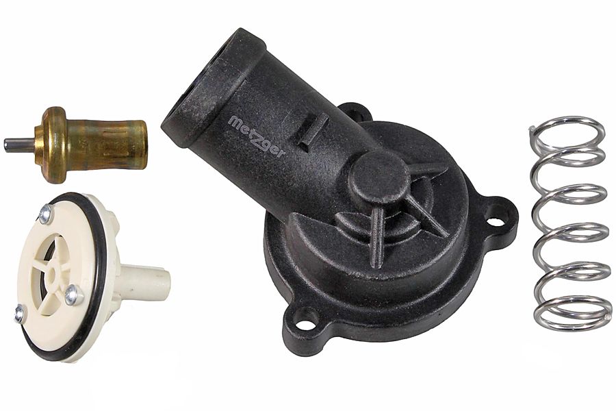 METZGER Thermostat, K&uuml;hlmittel 4006477 f&uuml;r AUDI SKODA VW, links