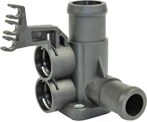 METZGER K&uuml;hlmittelflansch 4010041 f&uuml;r VAG, Zylinderkopf, links, seitlicherEinbau