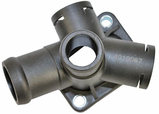 METZGER K&uuml;hlmittelflansch 4010067 f&uuml;r VAG, Zylinderkopf, getriebeseitig