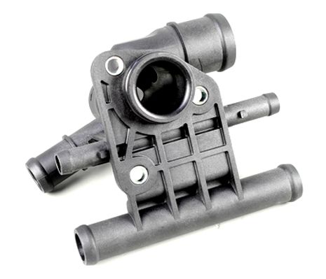 METZGER K&uuml;hlmittelflansch 4010227 f&uuml;r AUDI SEAT SKODA VW, Zylinderkopf