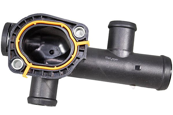K&uuml;hlmittelflansch METZGER 4010412 f&uuml;r VW, Motorblock, hinten