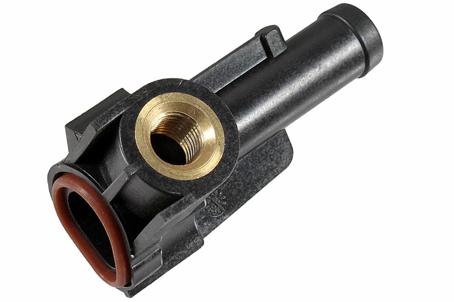 METZGER K&uuml;hlmittelflansch 4010421 f&uuml;r FIAT LANCIA, Ansaugkr&uuml;mmer, Motorblock