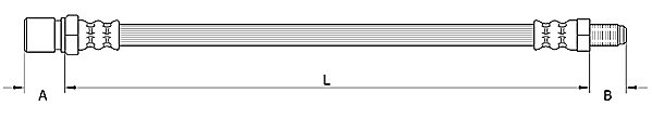 METZGER Bremsschlauch 4110748 f&uuml;r CITRO&Euml;N MITSUBISHI PEUGEOT, Hinterachse links