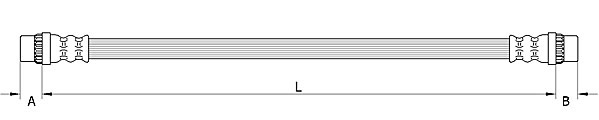 METZGER Bremsschlauch 4111586 f&uuml;r RENAULT, Hinterachse links, Hinterachse rechts