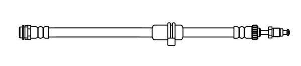 METZGER Bremsschlauch 4119084 GREENPARTS f&uuml;r MINI, Vorderachse links