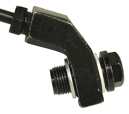METZGER Bremsschlauch 4119366 f&uuml;r VAG, Hinterachse links, am Bremssattel