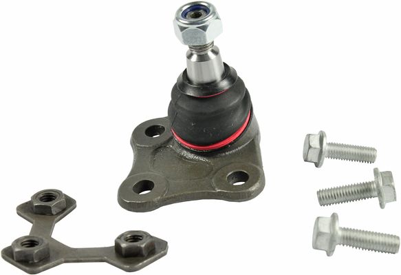 METZGER Trag-/F&uuml;hrungsgelenk 57004012 KIT + f&uuml;r VAG, Vorderachse rechts, unten