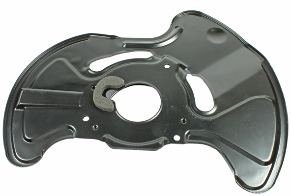 Spritzblech, Bremsscheibe METZGER 6115013 f&uuml;r MERCEDES-BENZ, Vorderachse links