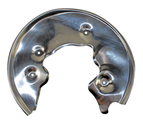 METZGER Spritzblech, Bremsscheibe 6115077 GREENPARTS f&uuml;r VAG, Hinterachse links