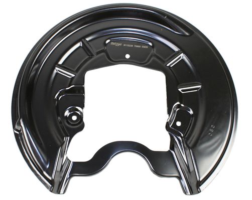 METZGER Spritzblech, Bremsscheibe 6115229 f&uuml;r VAG, Hinterachse links