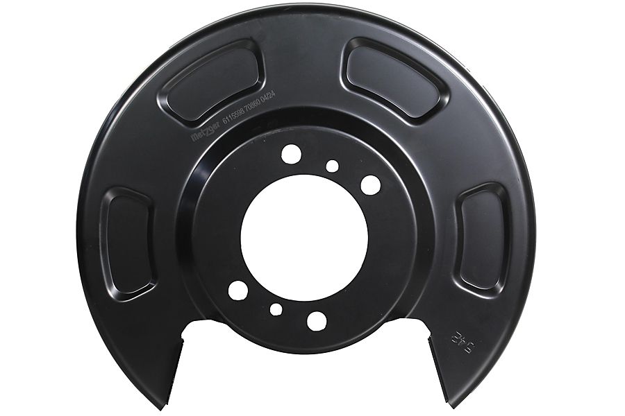 METZGER Spritzblech, Bremsscheibe 6115598 f&uuml;r KIA, Hinterachse rechts