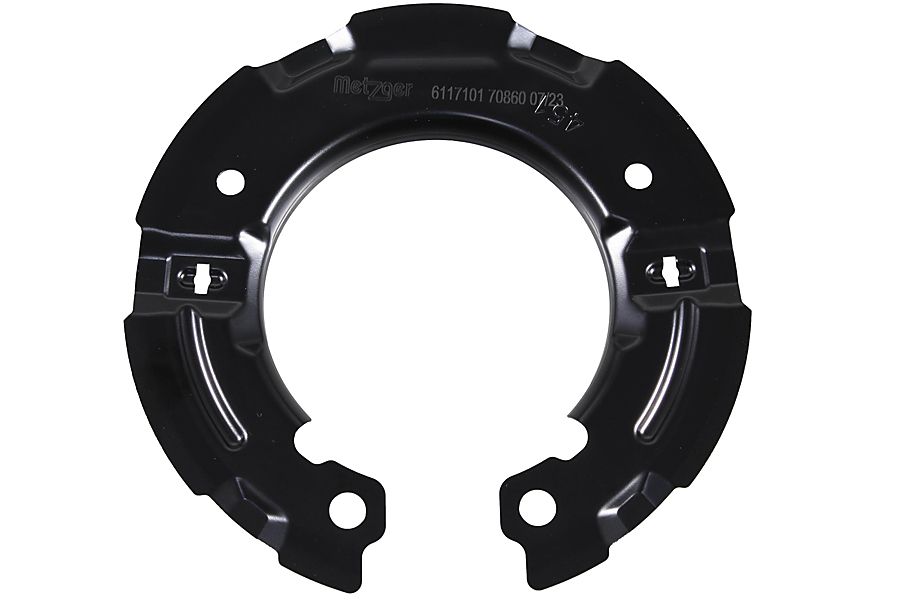 METZGER Bremstr&auml;gerplatte 6117101 f&uuml;r BMW, Hinterachse links, Hinterachse rechts