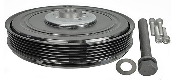 METZGER Riemenscheibe, Kurbelwelle 6400001 KIT + f&uuml;r VOLVO VAG