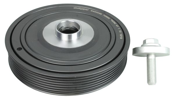 METZGER Riemenscheibe, Kurbelwelle 6400039 KIT + f&uuml;r NISSAN RENAULT SUZUKI