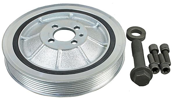 METZGER Riemenscheibe, Kurbelwelle 6400073 KIT + f&uuml;r ALFA ROMEO FIAT LANCIA OPEL