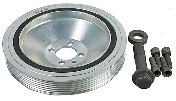 METZGER Riemenscheibe, Kurbelwelle 6400073 KIT + f&uuml;r ALFA ROMEO FIAT LANCIA OPEL
