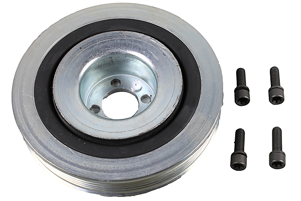 METZGER Riemenscheibe, Kurbelwelle 6400096 KIT + f&uuml;r ALFA ROMEO FIAT LANCIA OPEL