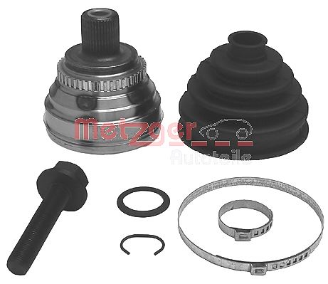 METZGER Gelenksatz, Antriebswelle 7110037 f&uuml;r AUDI, Vorderachse, radseitig