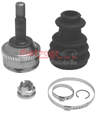 Gelenksatz, Antriebswelle METZGER 7110078 f&uuml;r RENAULT, Vorderachse, radseitig