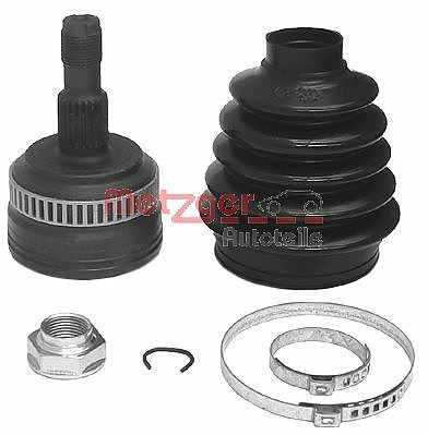 Gelenksatz, Antriebswelle METZGER 7110084 f&uuml;r MERCEDES-BENZ, Vorderachse