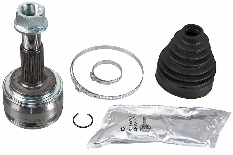METZGER Gelenksatz, Antriebswelle 7110188 f&uuml;r RENAULT, Vorderachse links
