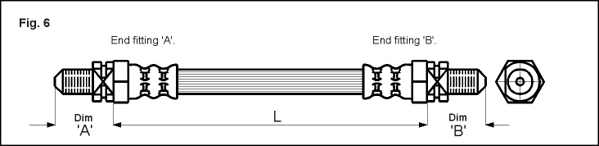 METZGER Bremsschlauch 4113254 f&uuml;r FORD, Hinterachse links, Hinterachse rechts