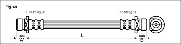 METZGER Bremsschlauch 4113506 f&uuml;r HONDA, Hinterachse links, Hinterachse rechts