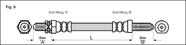 METZGER Bremsschlauch 4112103 f&uuml;r FORD, Hinterachse rechts