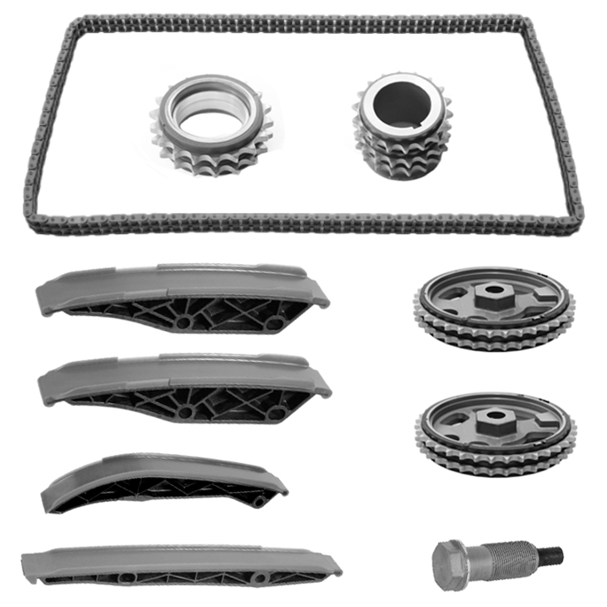 PartsTec PTA114-0458 Steuerkettensatz f&uuml;r MERCEDES-BENZ