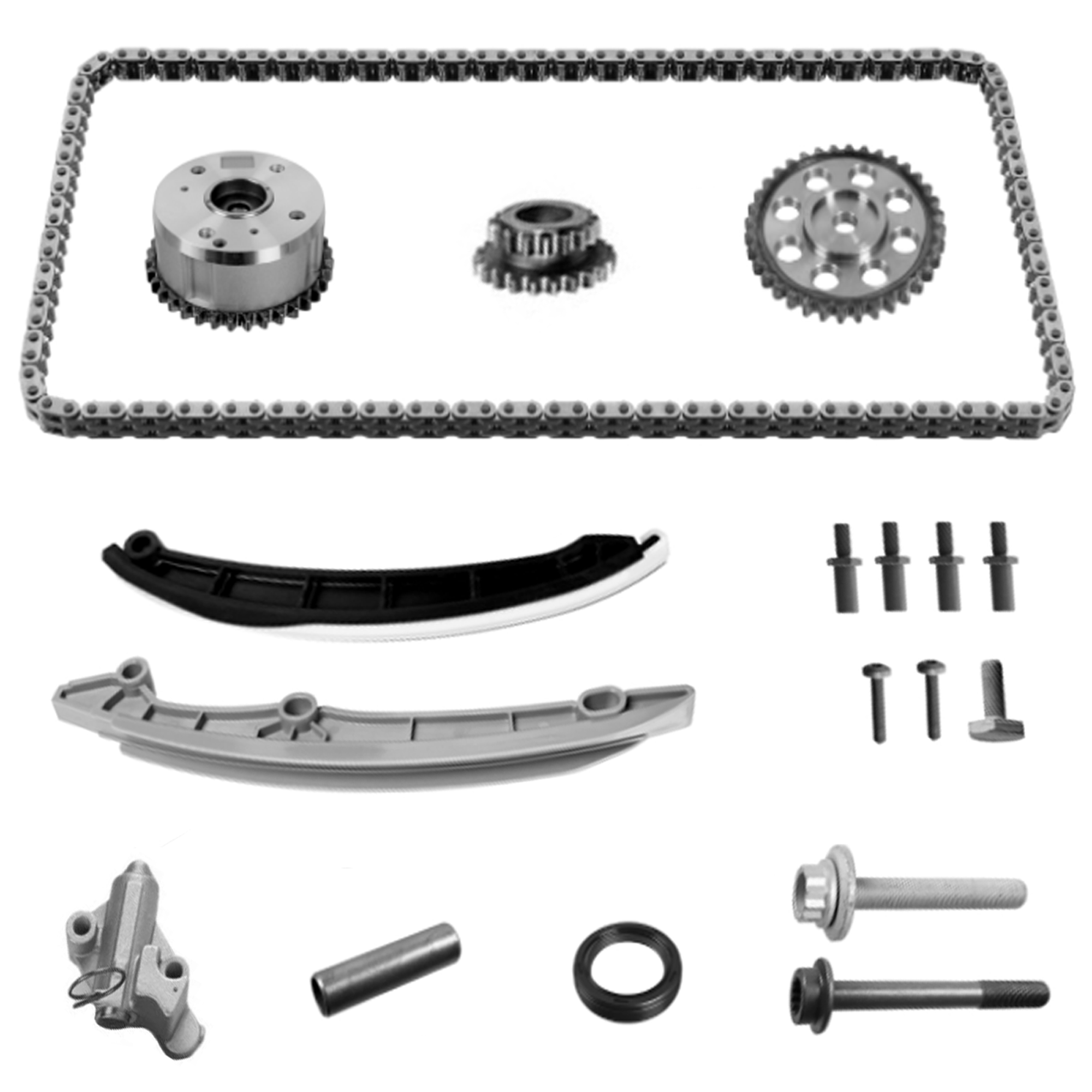 PartsTec PTA114-1001 Steuerkettensatz UMR&Uuml;STSATZ f&uuml;r VW