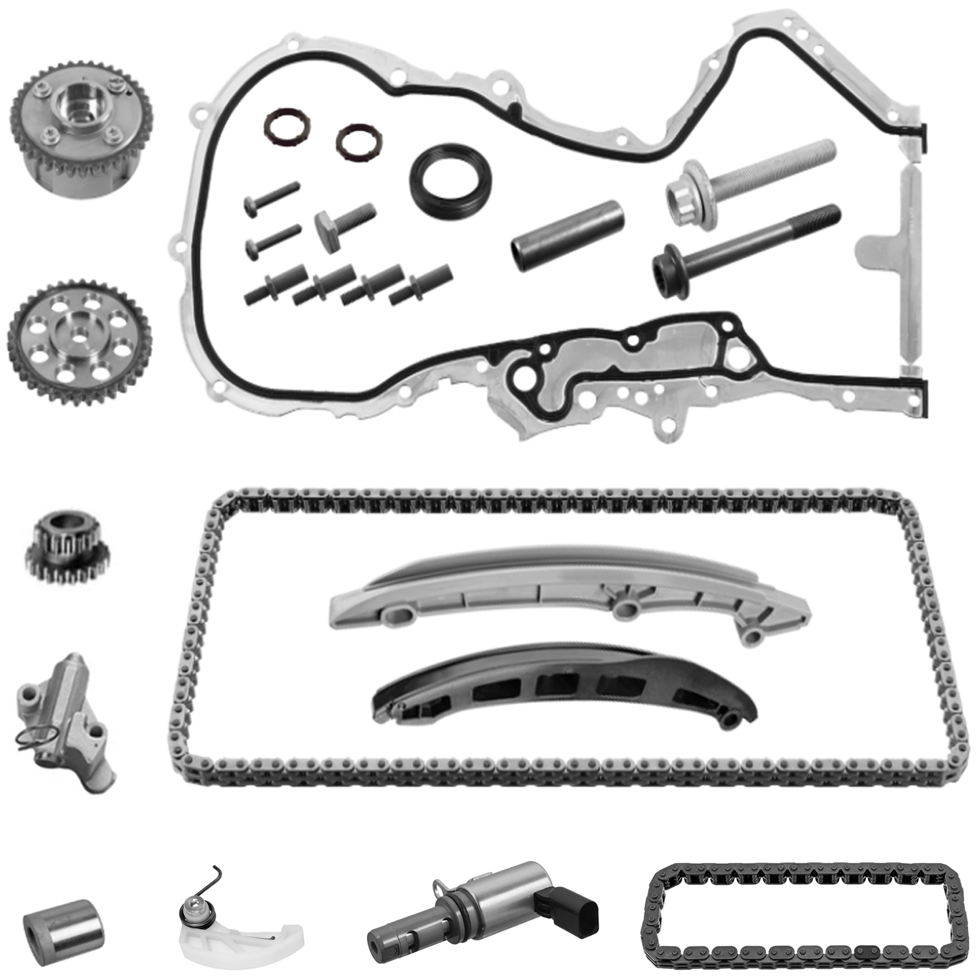 PartsTec PTA114-1006 Steuerkettensatz All-in-One f&uuml;r AUDI SEAT SKODA VW