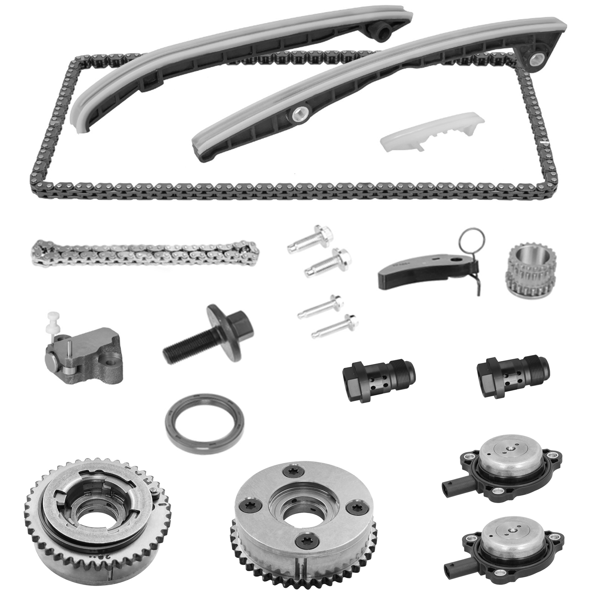PartsTec PTA114-1052 Steuerkettensatz All-in-One für MERCEDES-BENZ MITSUBISHI