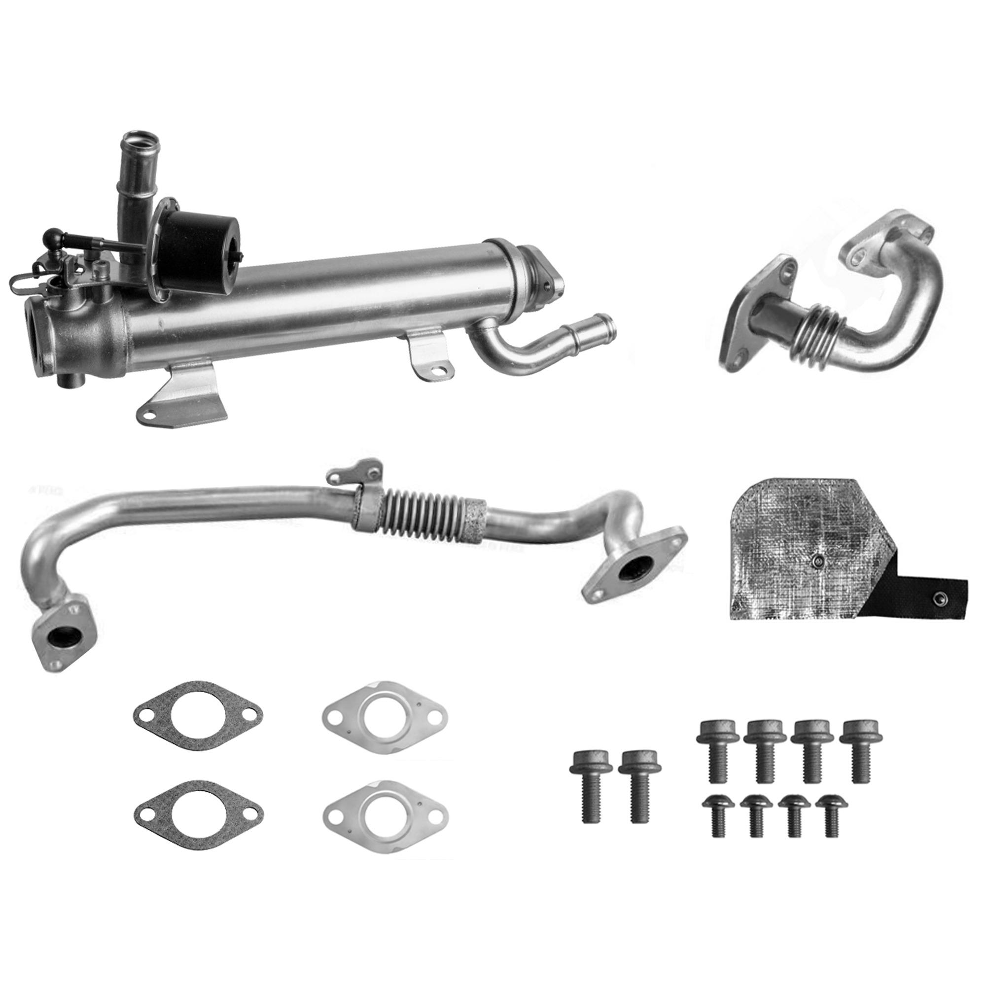 PartsTec PTA510-3009 Kühler, Abgasrückführung REPARATURSATZ für AUDI SEAT SKODA