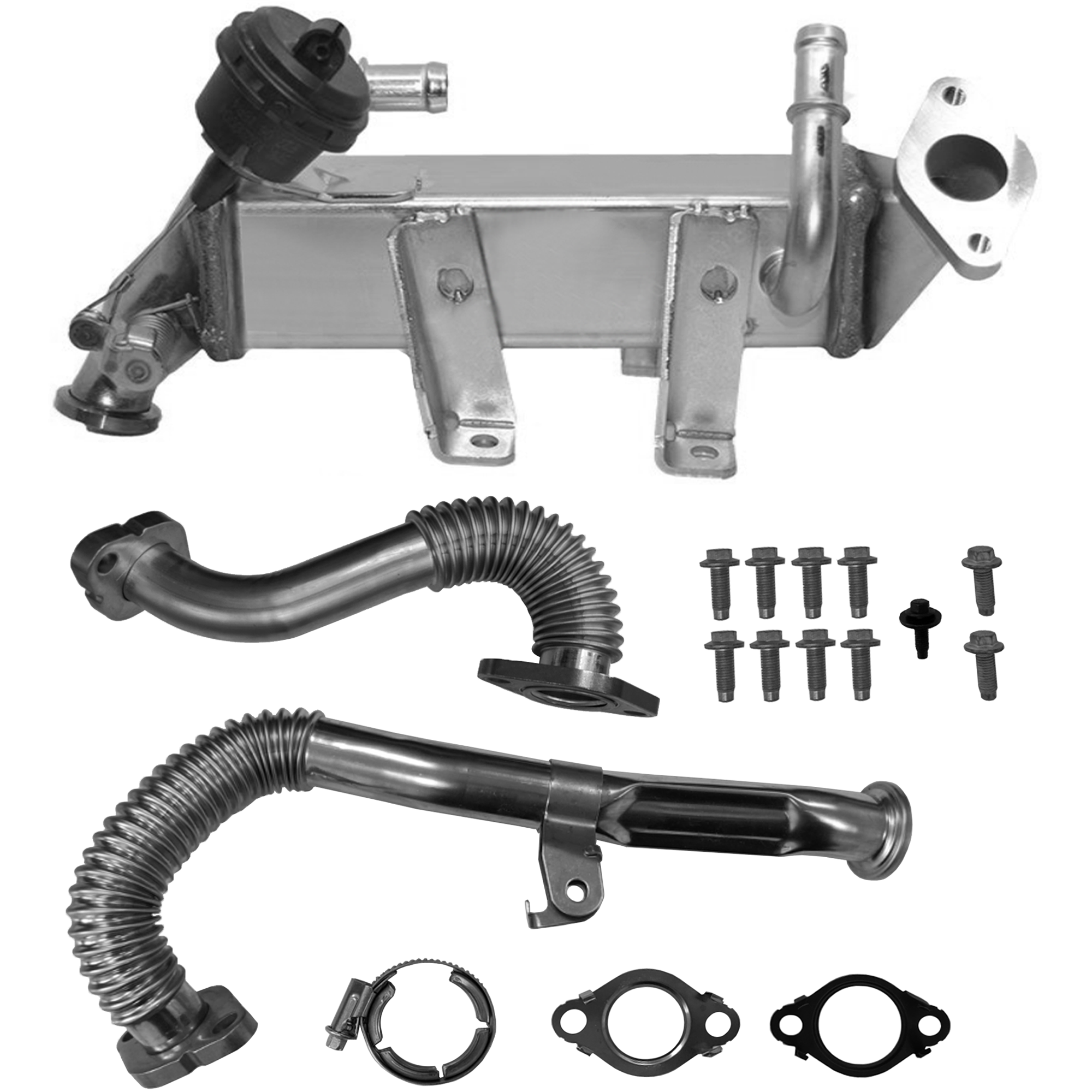 PartsTec PTA510-3012 K&uuml;hler, Abgasr&uuml;ckf&uuml;hrung REPARATURSATZ f&uuml;r NISSAN OPEL