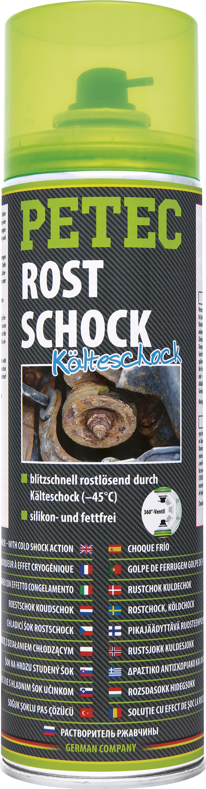 PETEC 2x 70150 Rostschock K&auml;lteschock 500 ml Spray Rostl&ouml;ser K&auml;lteschock