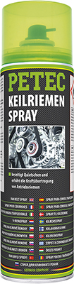 PETEC 2x 70460 Keilriemenspray 500 ml Riemenspray Haftspray Spray