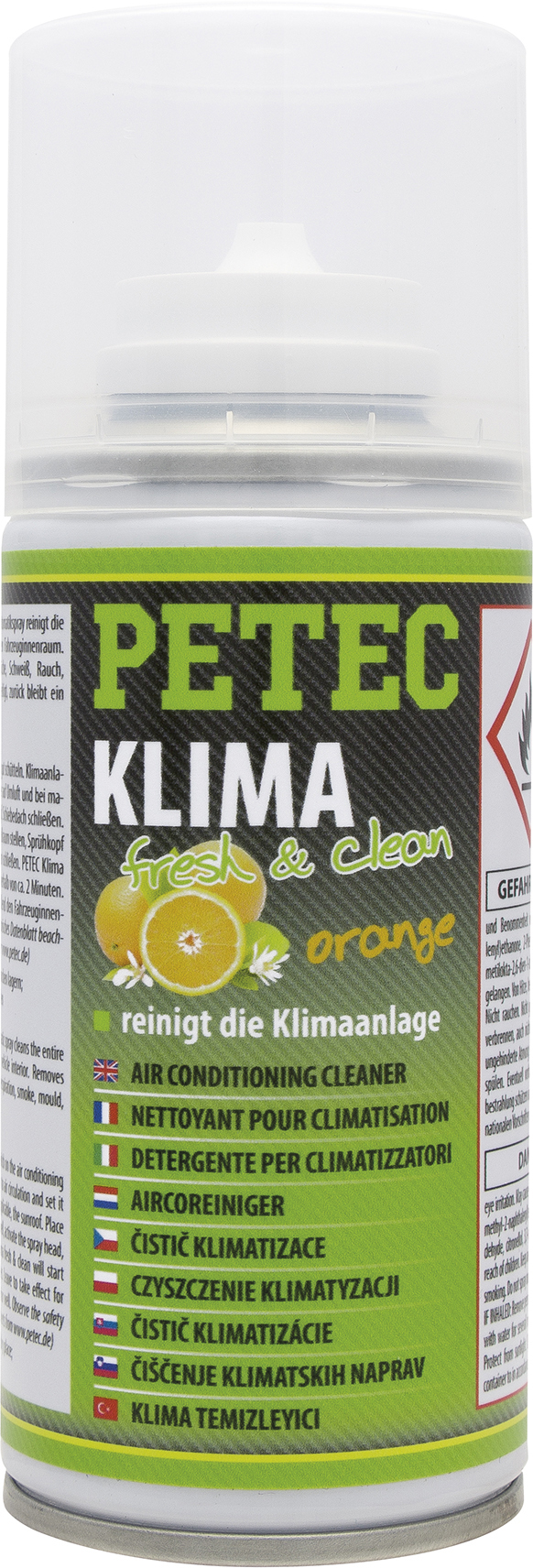 PETEC 3x 71460 Klima Fresh & Clean Orange 75 ml Klimaanlagenreiniger Reiniger