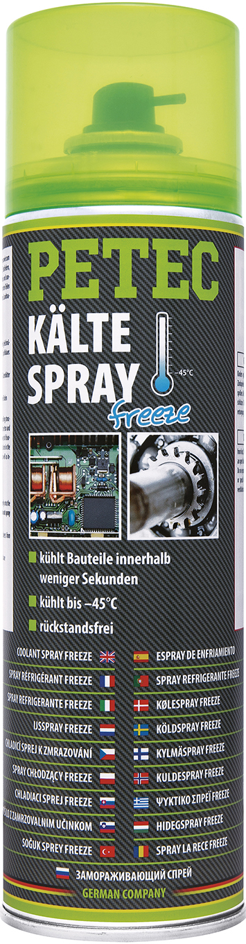PETEC 4x 71950 K&auml;ltespray Freeze 400 ml Spray Schnellk&uuml;hlung