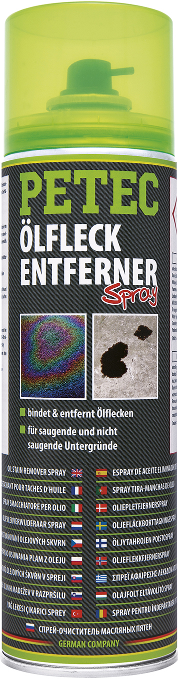 PETEC 2x 72350 &Ouml;lfleckentferner Spray 500 ml &Ouml;lflecken Entferner Reiniger