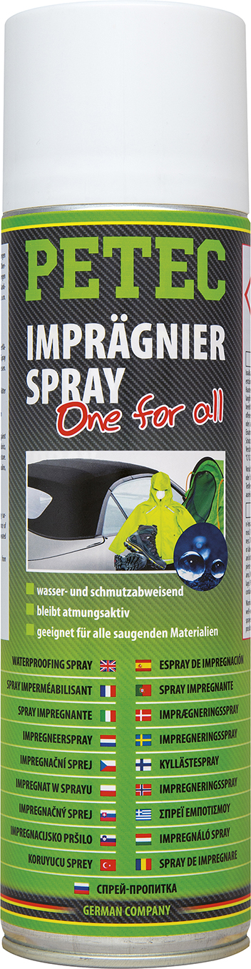 PETEC 4x 72750 Impr&auml;gnierspray 500 ml Impr&auml;gnierung Wasser Schmutzabweisend