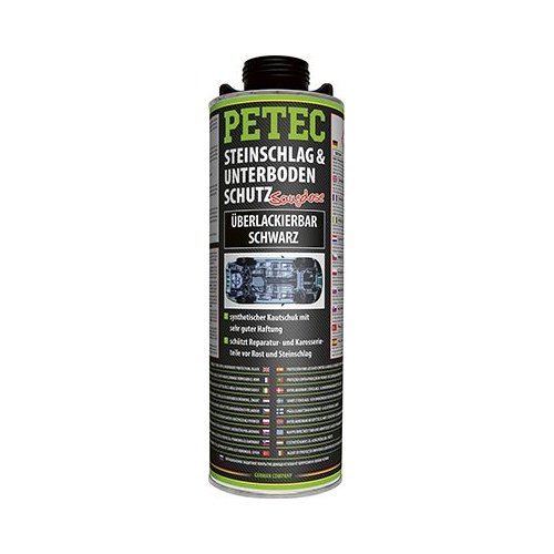 PETEC 2x 73210 Steinschlag Unterbodenschutz Schwarz 1000 ml &Uuml;berlackierbar