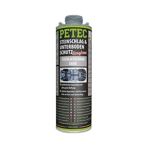 PETEC 3x 73310 Steinschlag Unterbodenschutz Grau 1000 ml &Uuml;berlackierbar