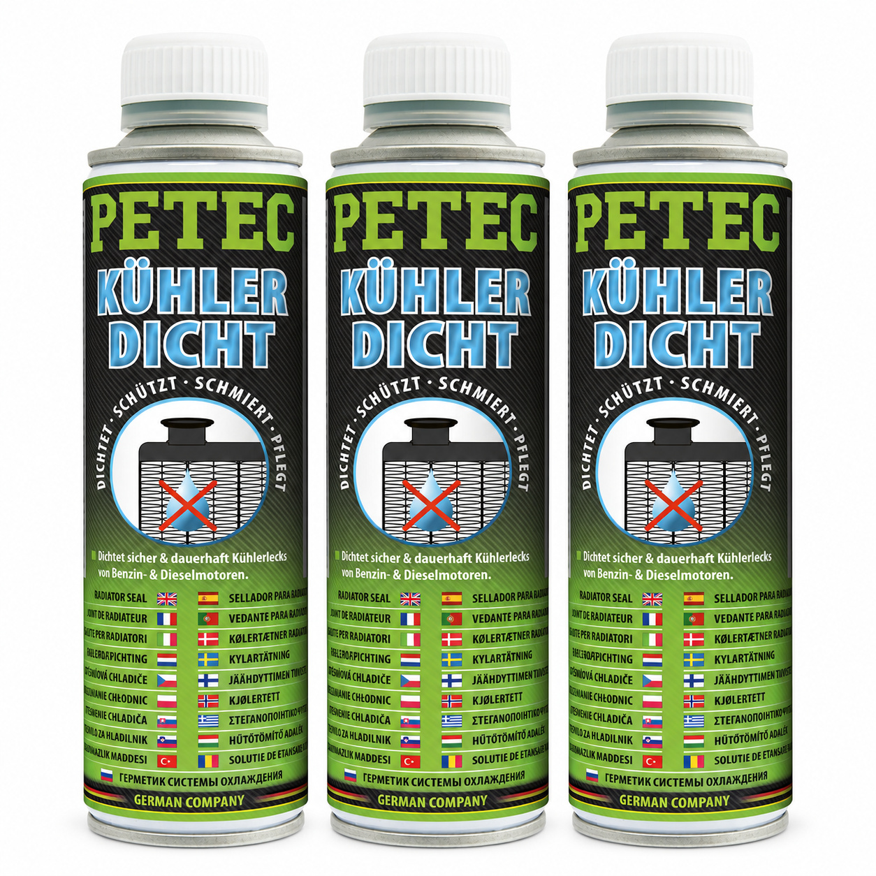 PETEC 3x 80250 K&uuml;hlerdicht 250 ml K&uuml;hlerdichtmittel Dichtmittel