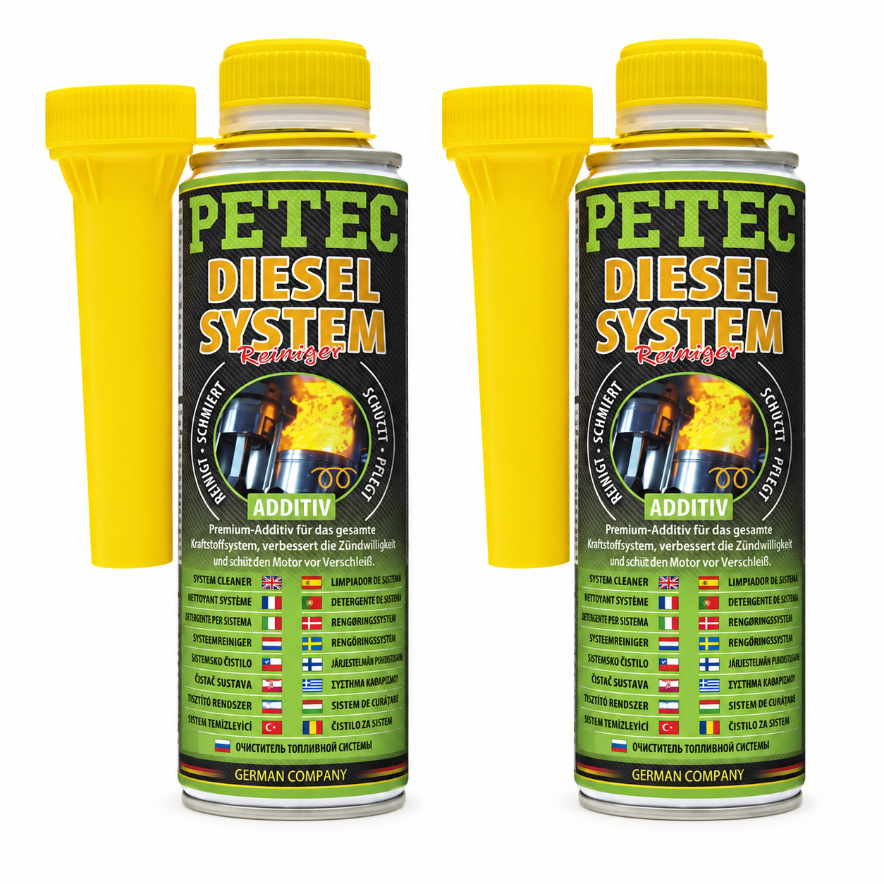 PETEC 2x 80650 Dieselsystemreiniger 300 ml Diesel Additiv Kraftstoffsystem