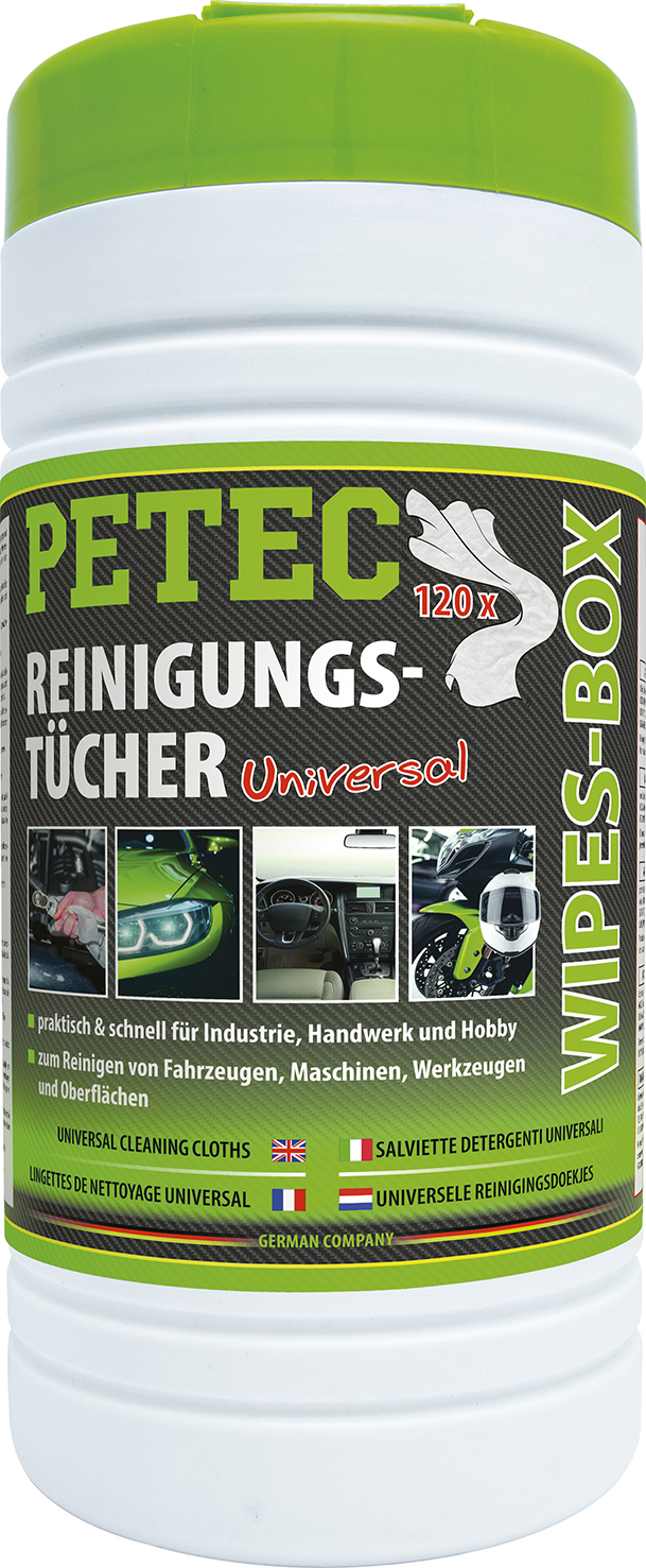 PETEC 6x 82120 Reinigungst&uuml;cher Wipes Box Reinigungst&uuml;cher T&uuml;cher