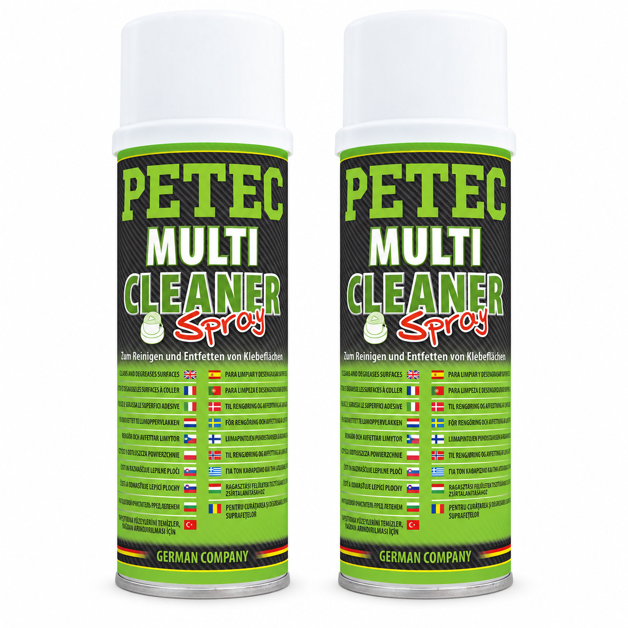 PETEC 2x 82200 Multi Cleaner Spray 200 ml Reiniger Entfetter Silikonentferner