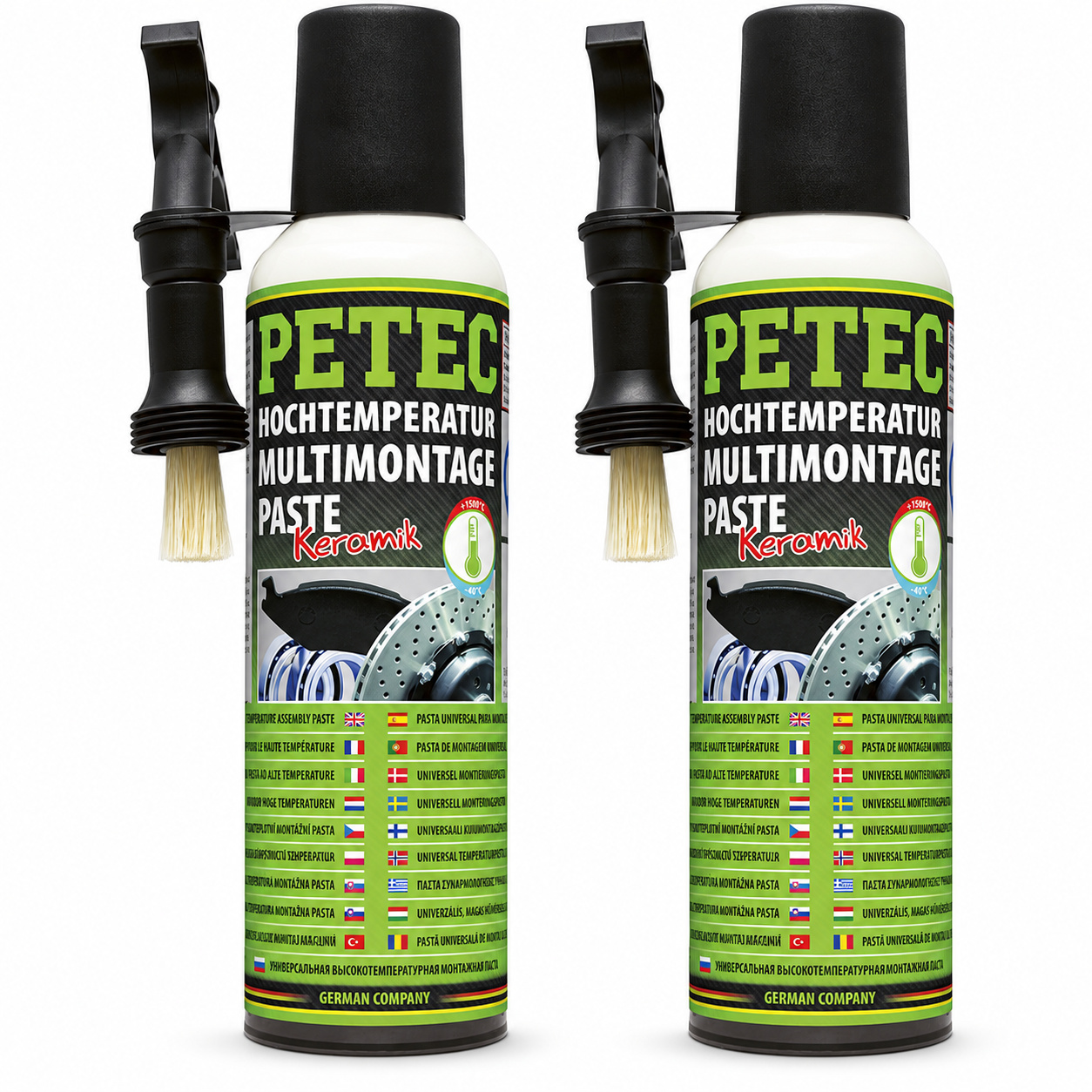 PETEC 2x 94420 Hochtemperatur Multimontagepaste 200 ml Montagepaste Schmierpaste