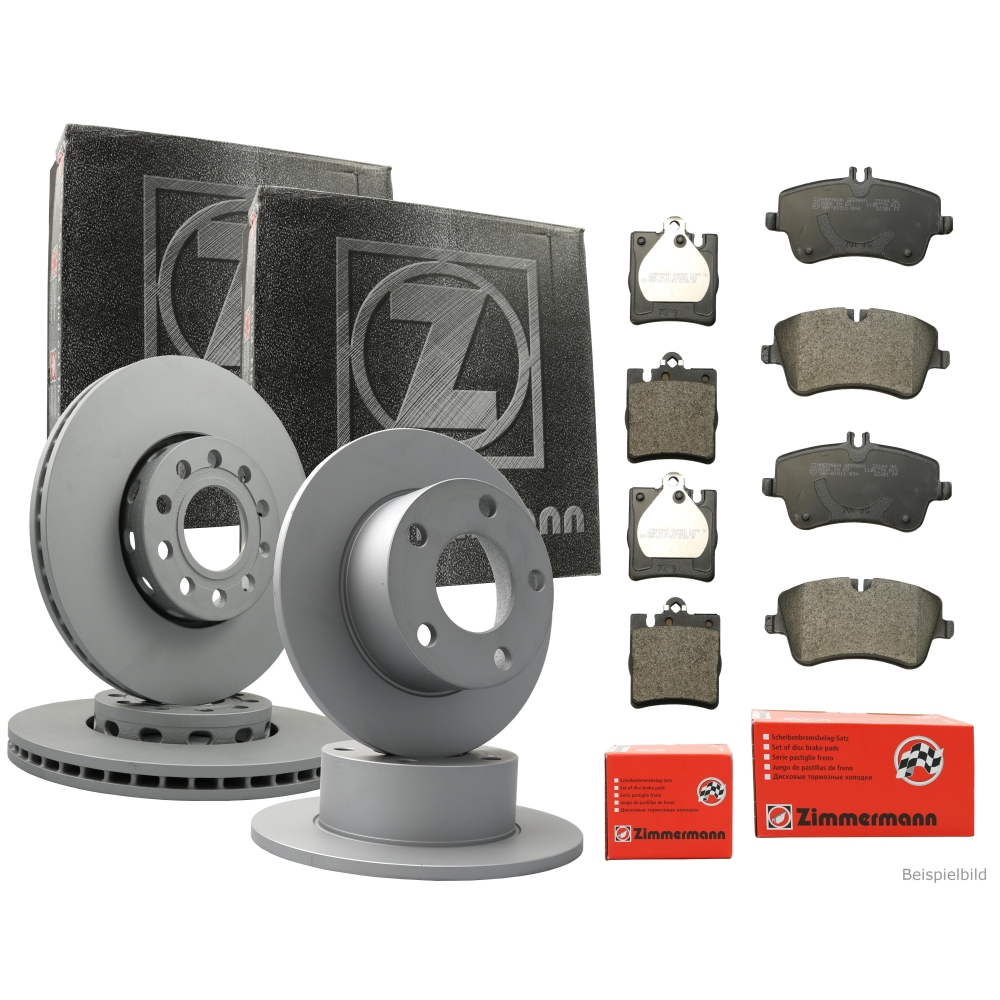 Bremsscheibe ZIMMERMANN 400.1435.20 COAT Z f&uuml;r MERCEDES-BENZ, Vorderachse
