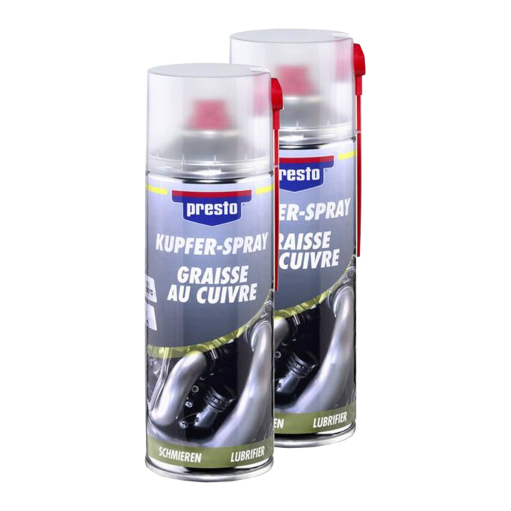 Presto 2X Kupfer-Spray Kupfer Spray SCHMIERMITTEL SCHMIERUNG 400 ml 306383