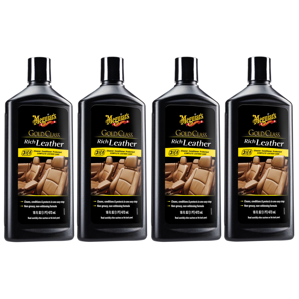 Meguiars 4x Gold Class Rich Leather Cleaner/Conditioner Lederreinigung- und pflege